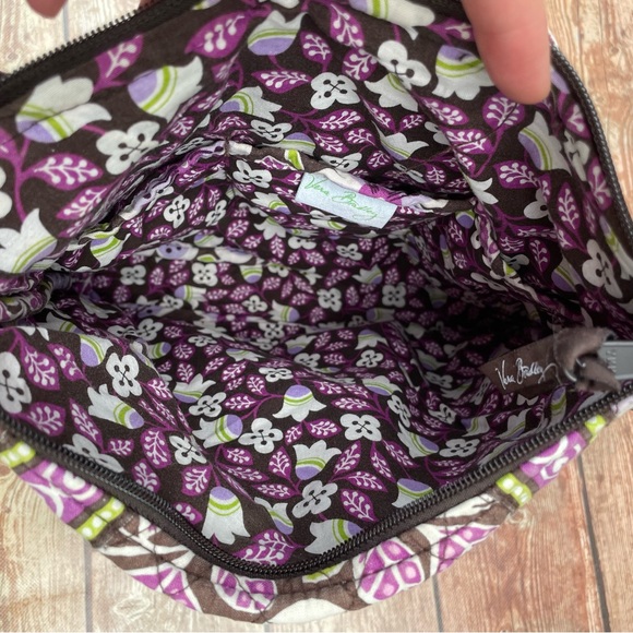 Vera Bradley Plum Petals Hipster Crossbody
Bag Shoulder green/purple - Picture 6 of 14
